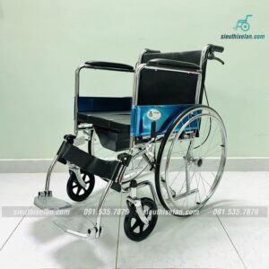 Xe lăn tiêu chuẩn X8 có bô vệ sinh