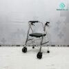 Khung Tập Đi W8 Có Đệm Ngồi - Bánh Xe Kép, Có Phanh Tay