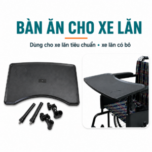 Bàn Ăn Lắp Xe Lăn | Kích thước 54*30cm